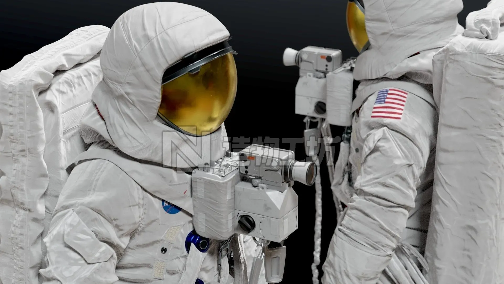 SPACESUIT Moon APOLLO 11 3D model
