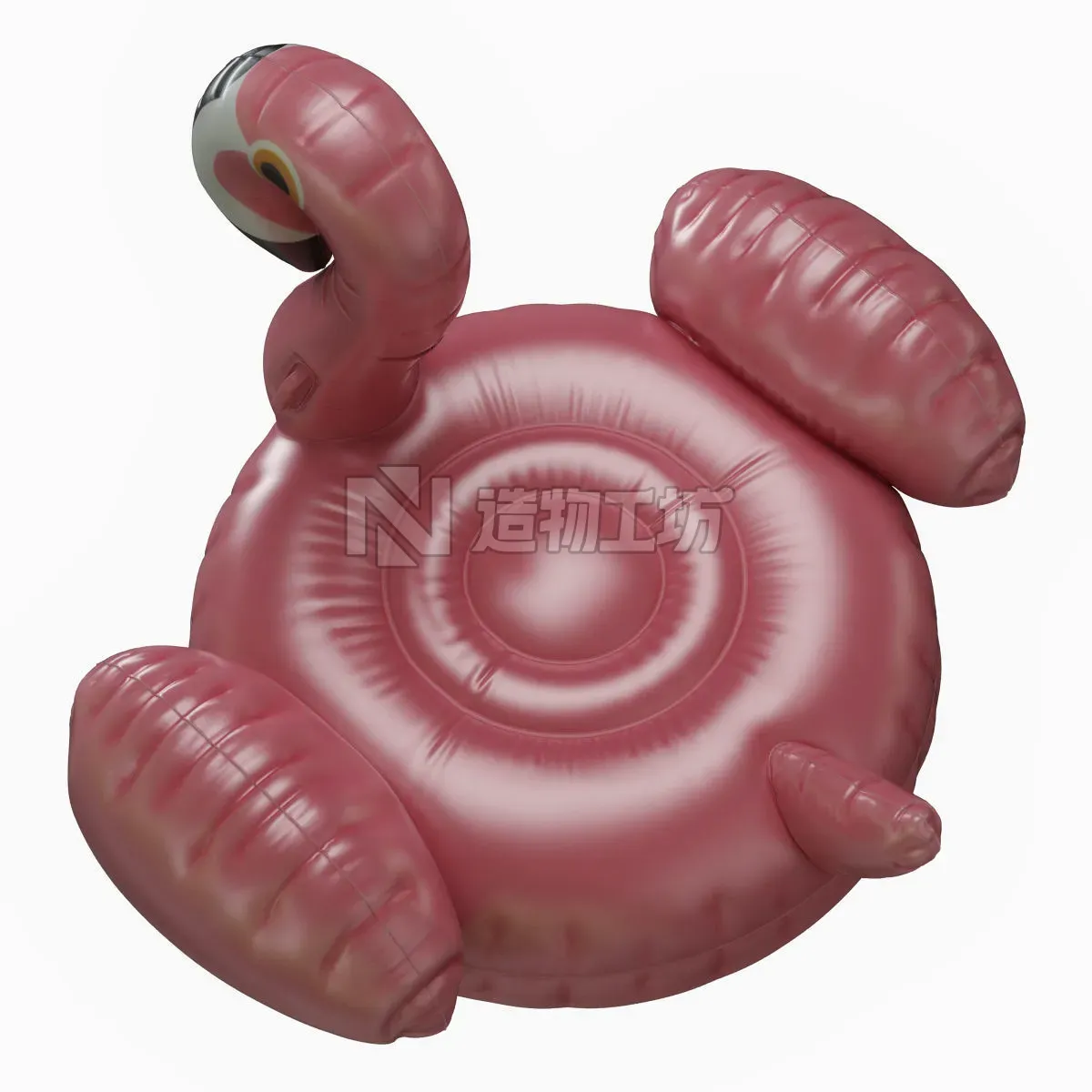 Flamingo pool toy 3D model
