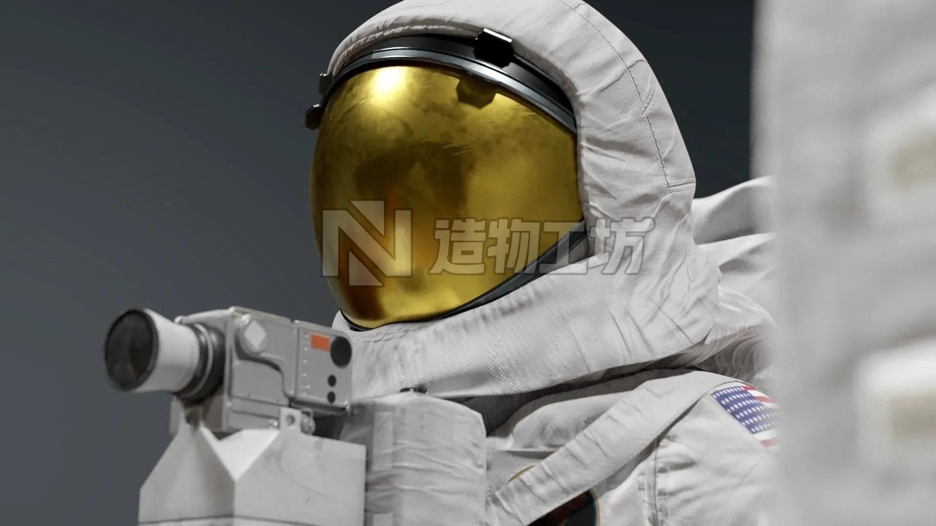 SPACESUIT Moon APOLLO 11 3D model