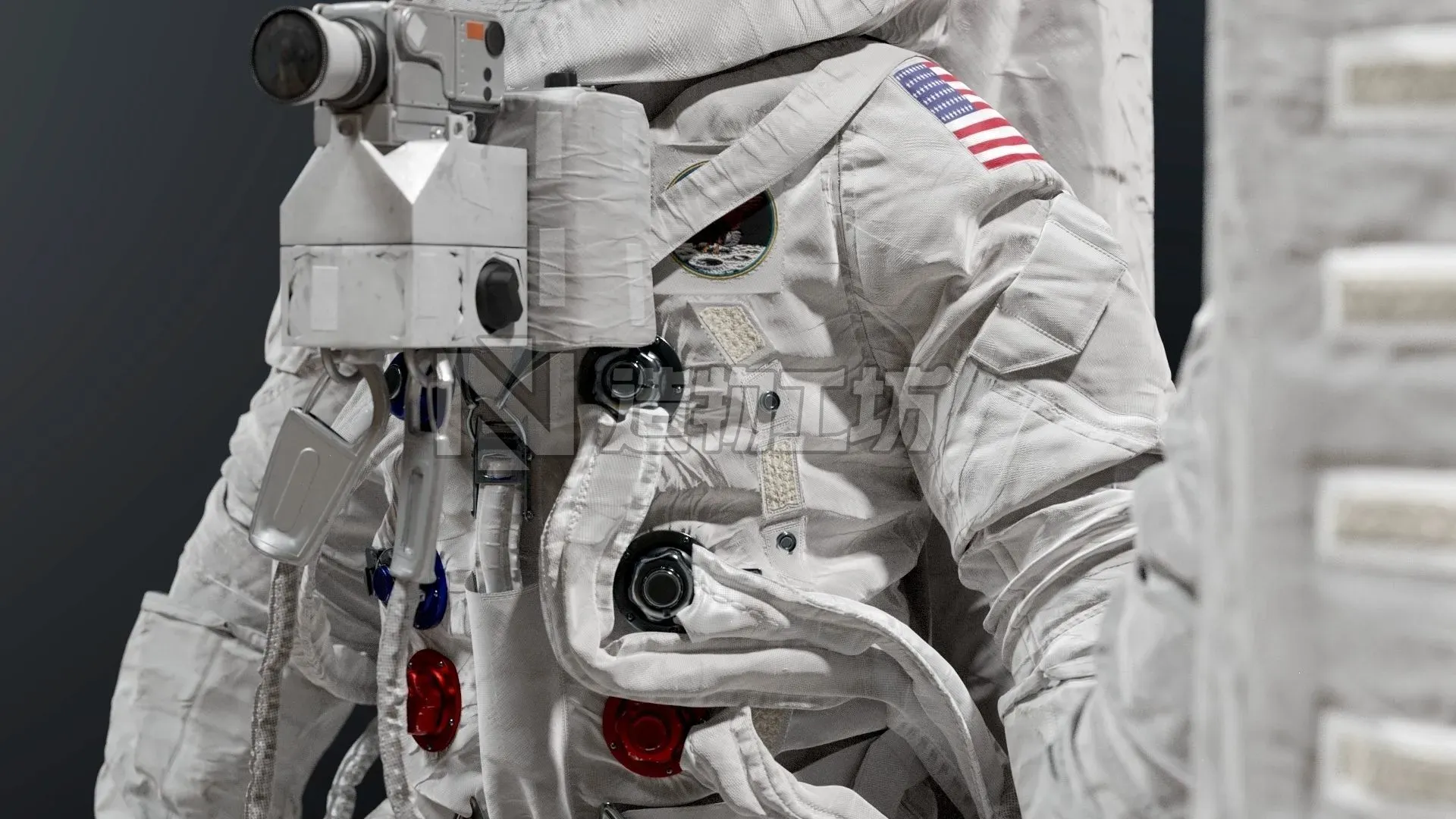 SPACESUIT Moon APOLLO 11 3D model