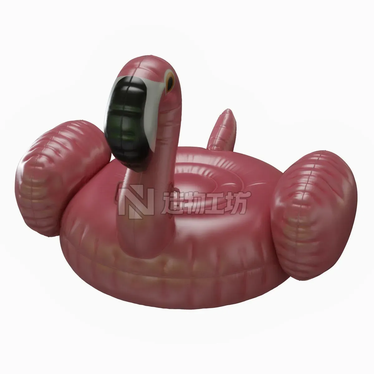 Flamingo pool toy 3D model