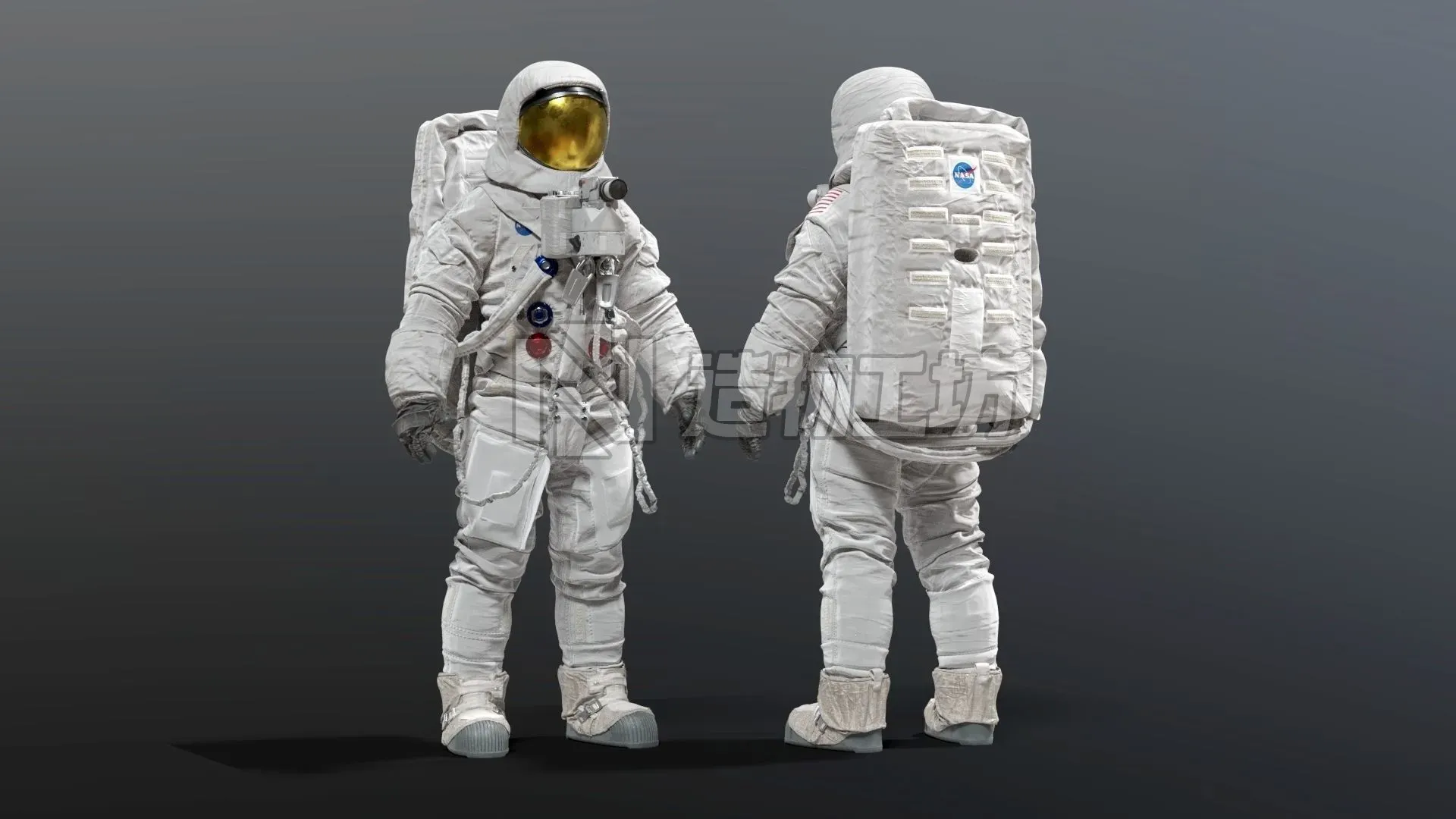 SPACESUIT Moon APOLLO 11 3D model