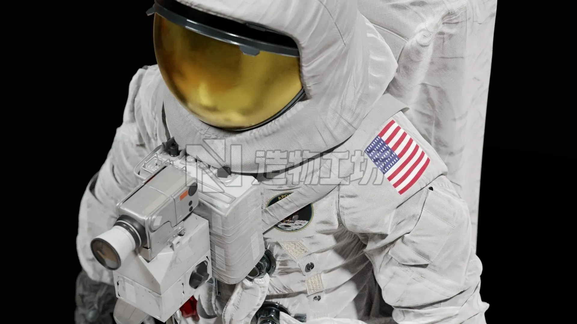 SPACESUIT Moon APOLLO 11 3D model