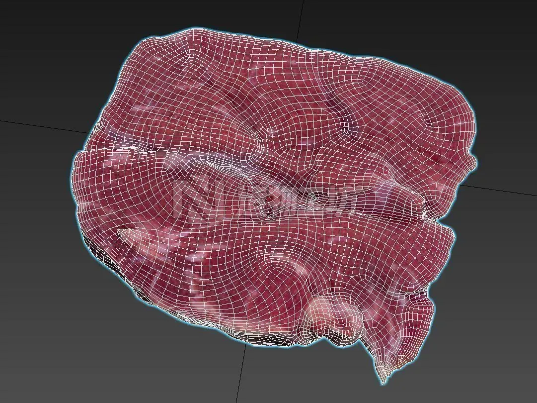 Steak - low poly meat meat 3D model