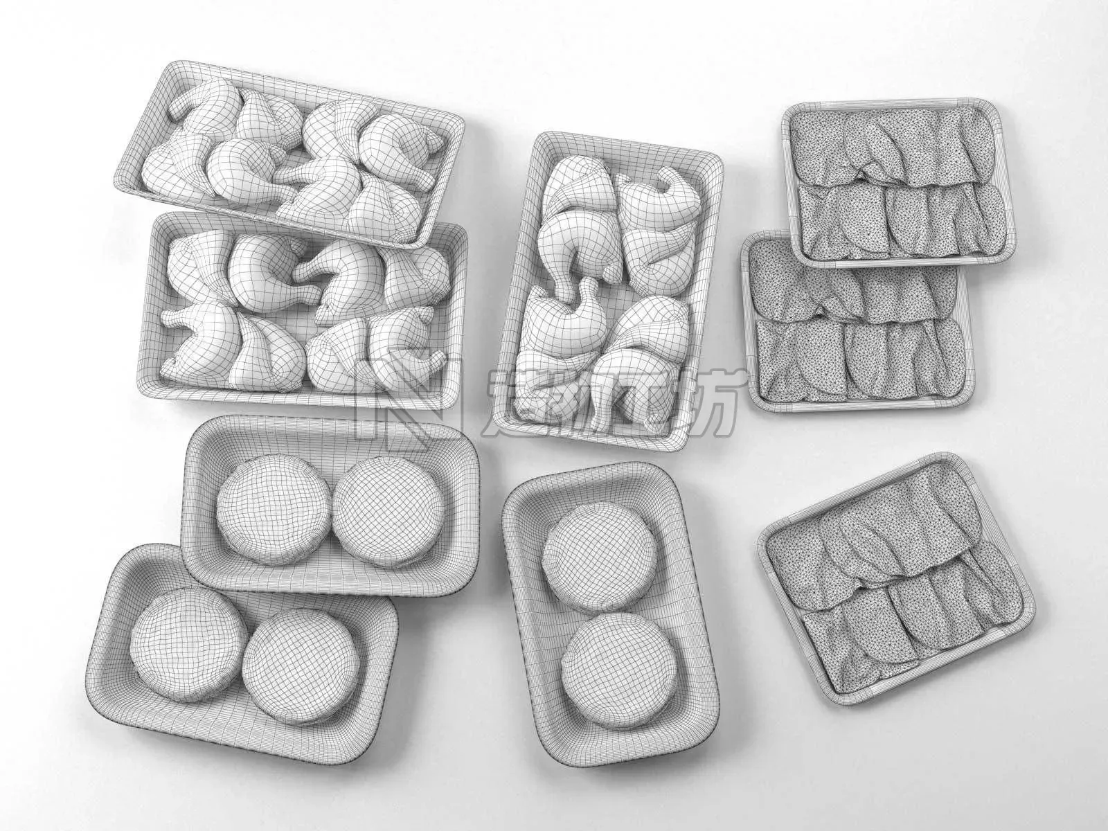 Packed Meat 3D model