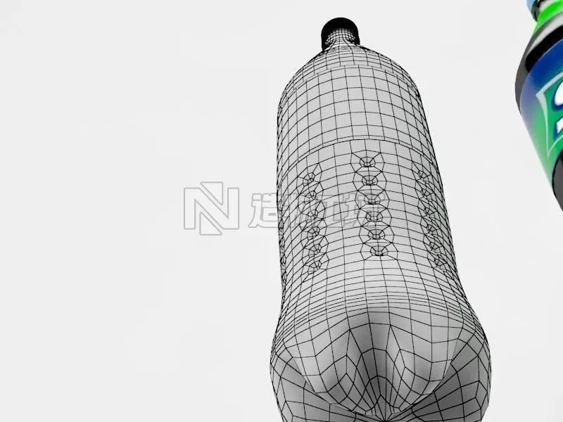 sprite bottle 3D model