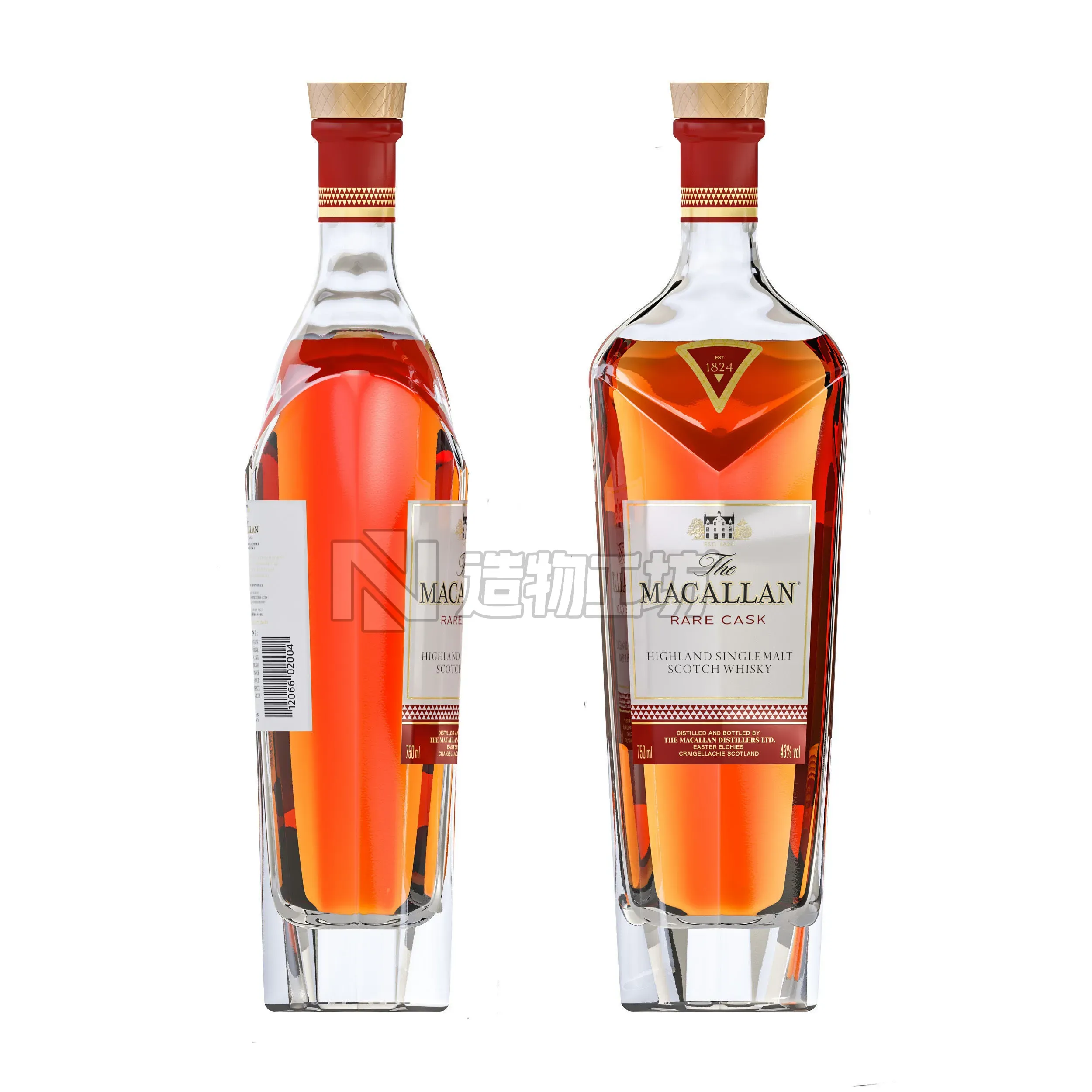 Macallan rare cask 3D model