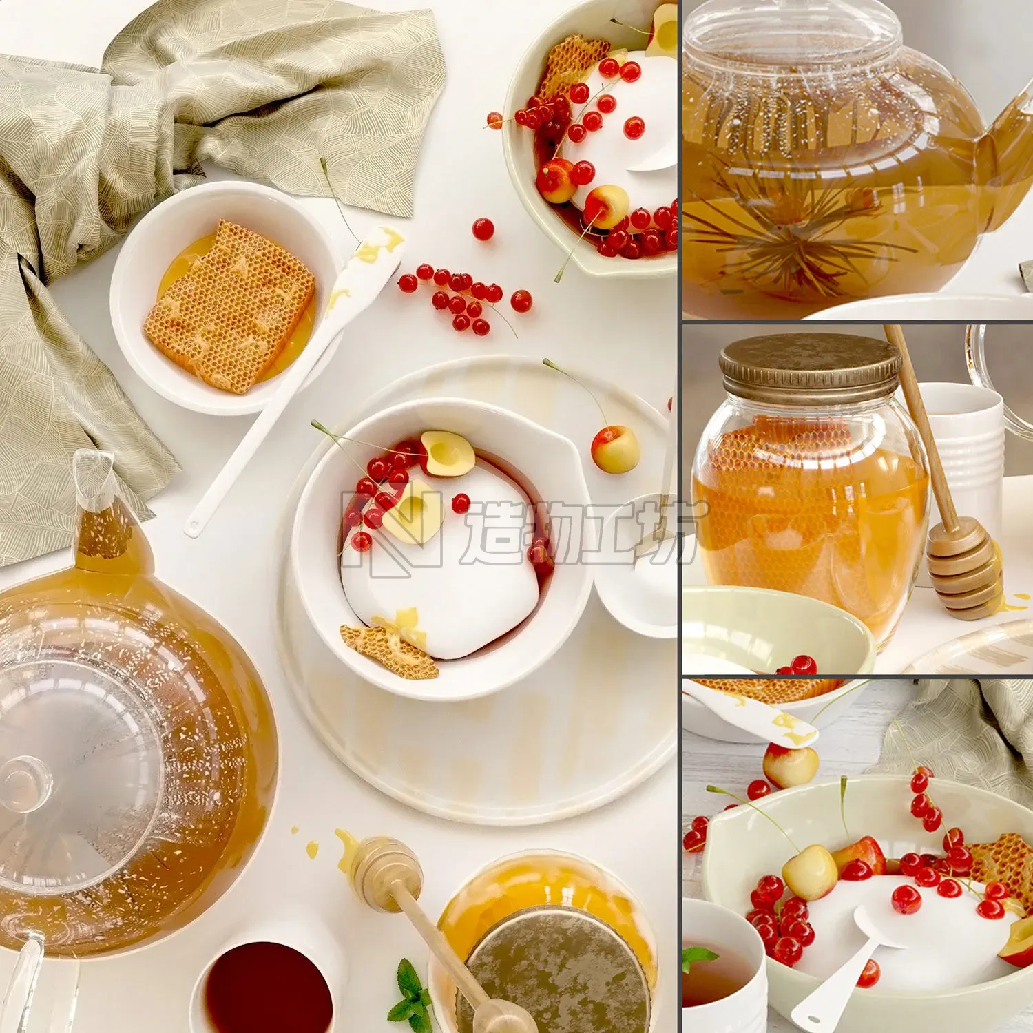 Good morning tea honey currant 3D model