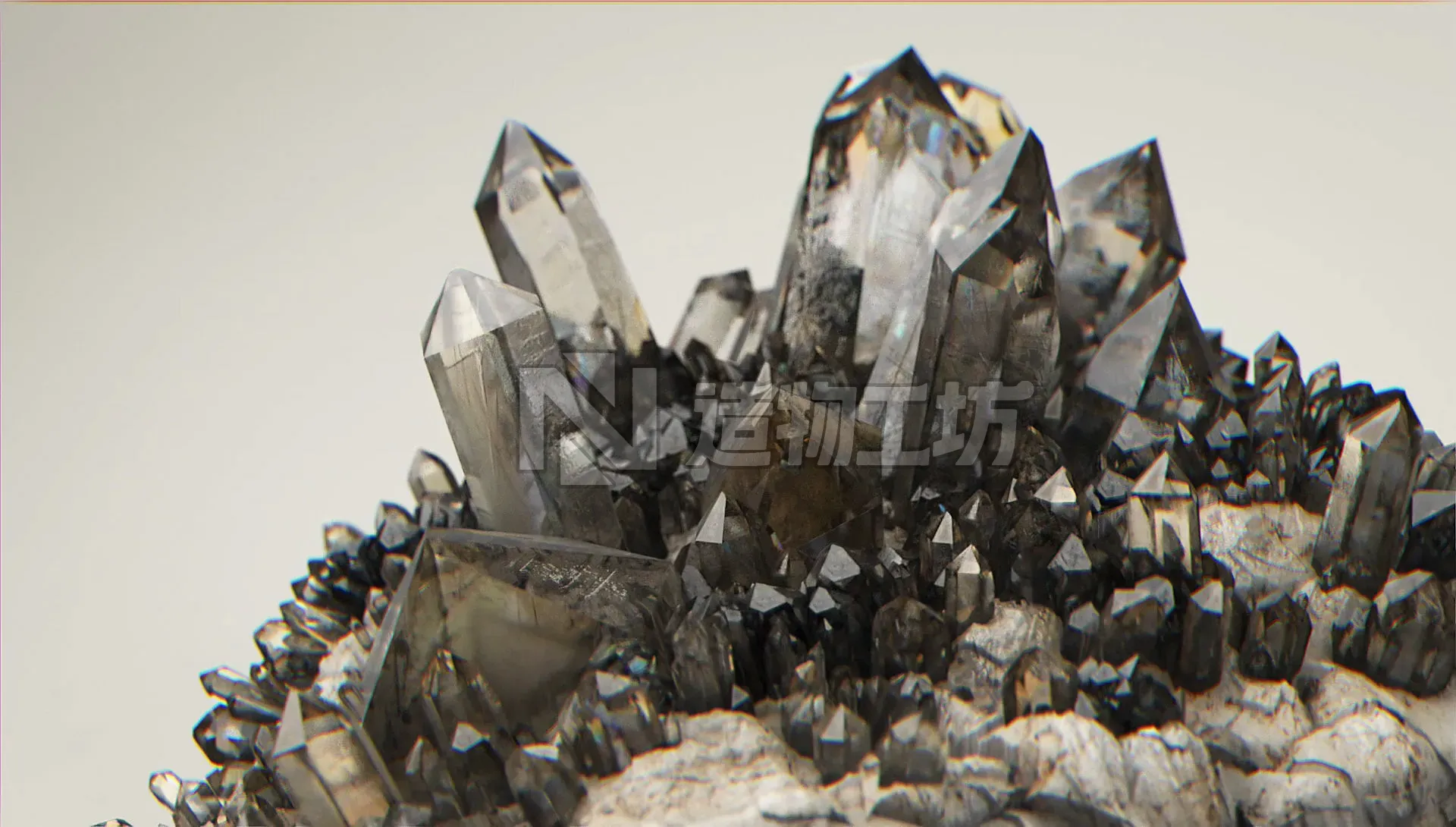 Crystal Model Kit - 6 Types Low-poly 3D model