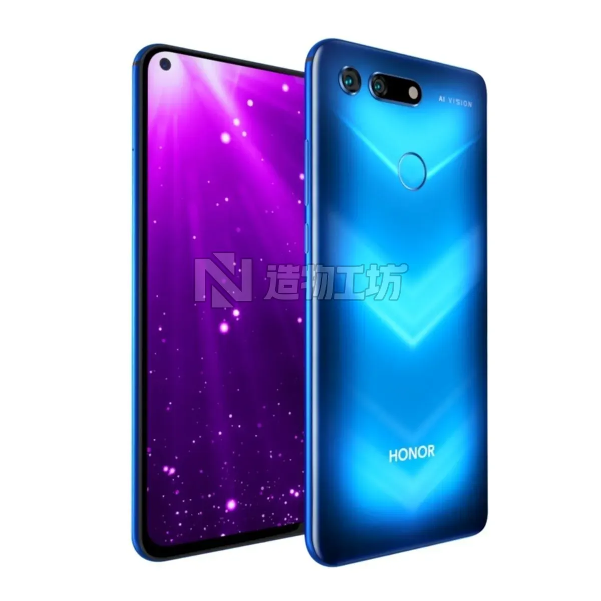 Honor View 20 3D model