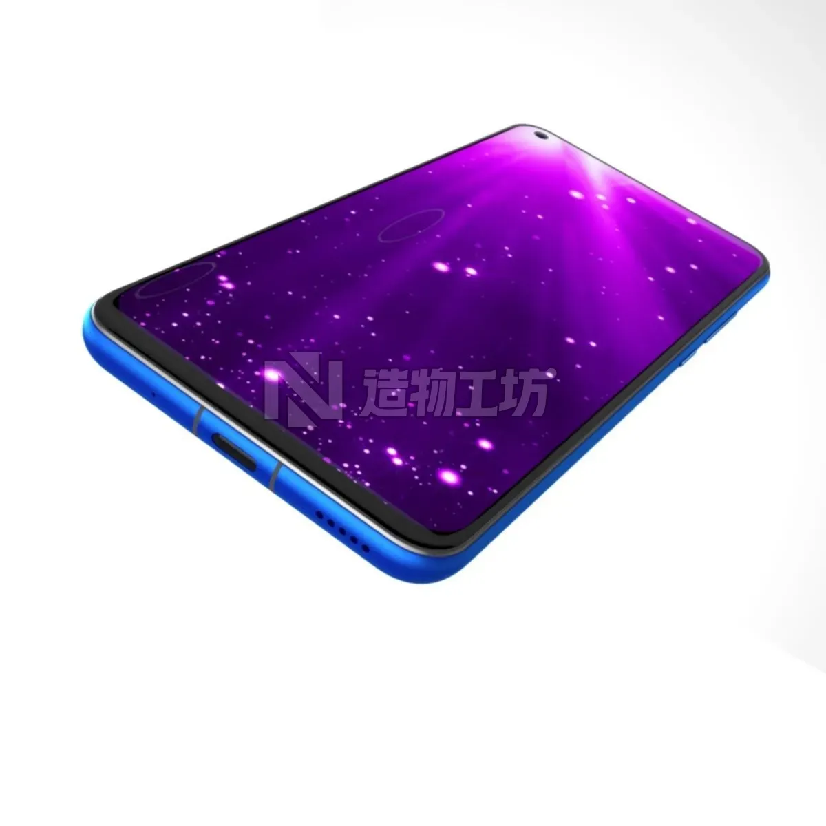 Honor View 20 3D model