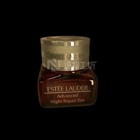 face cream bottle Low-poly 3D model