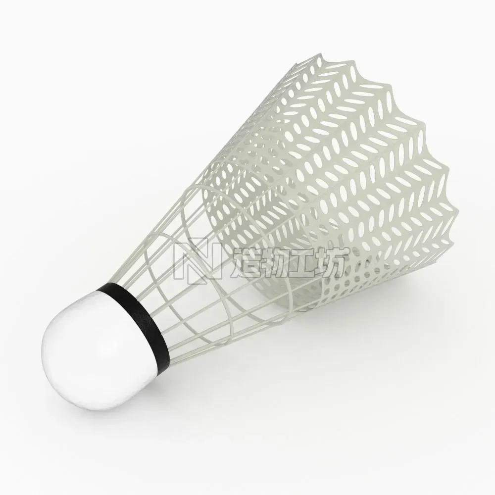 Shuttlecock badminton 3D model