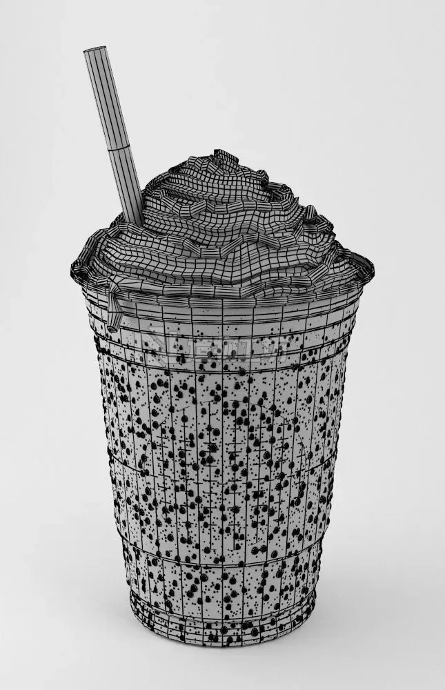 Frappuccino Caramel 3D model