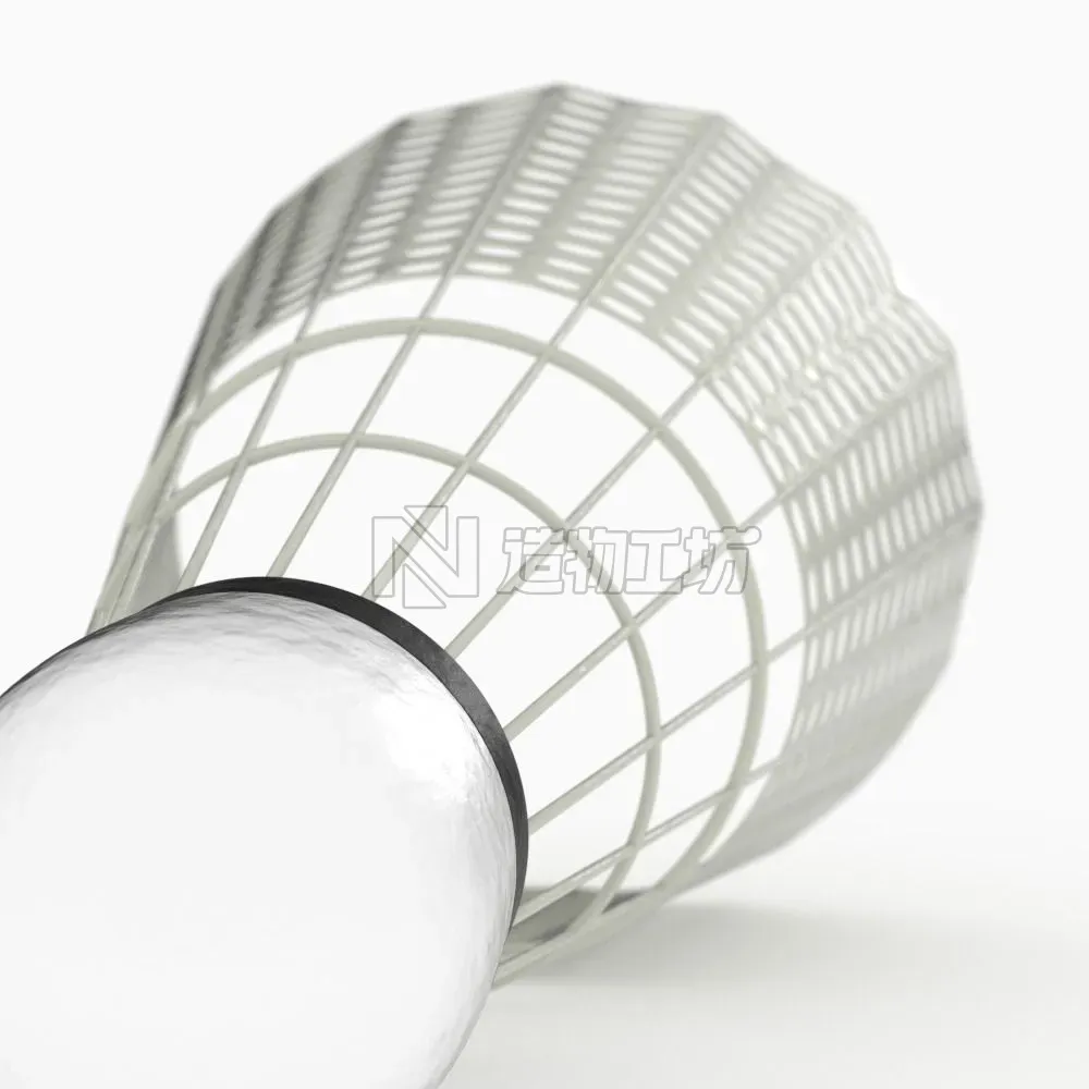 Shuttlecock badminton 3D model