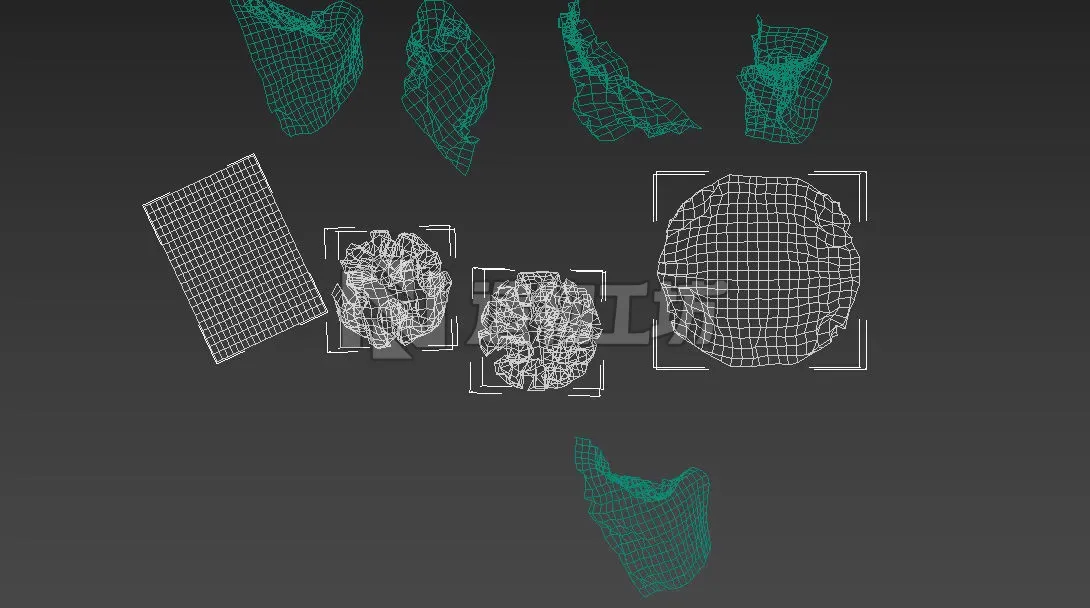 Crumpled Paper 3D model