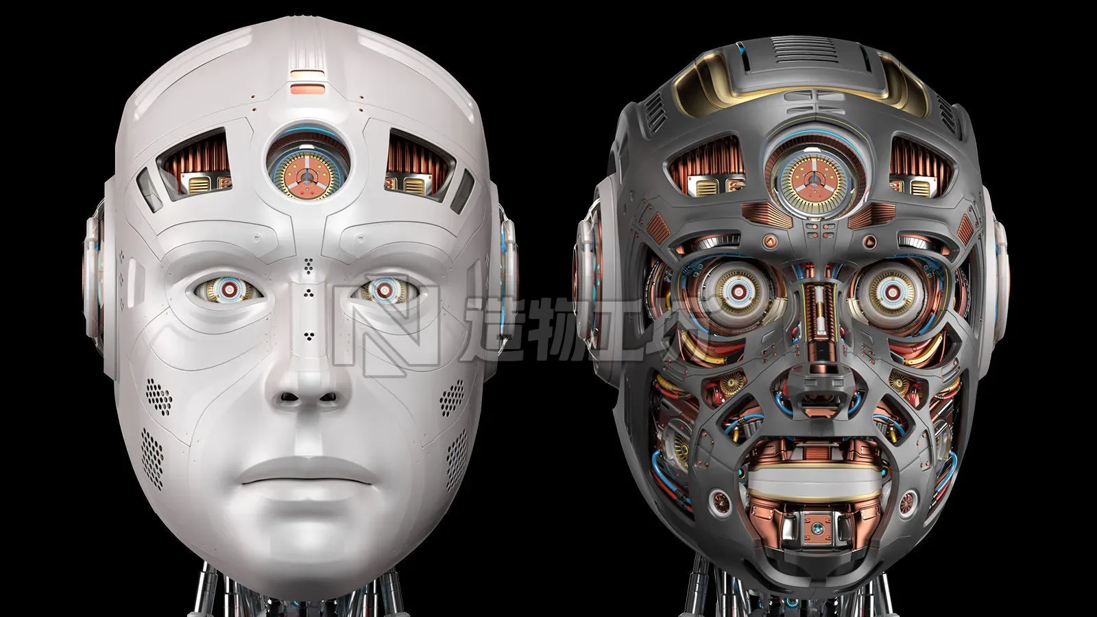 Robot Head 2 3D model
