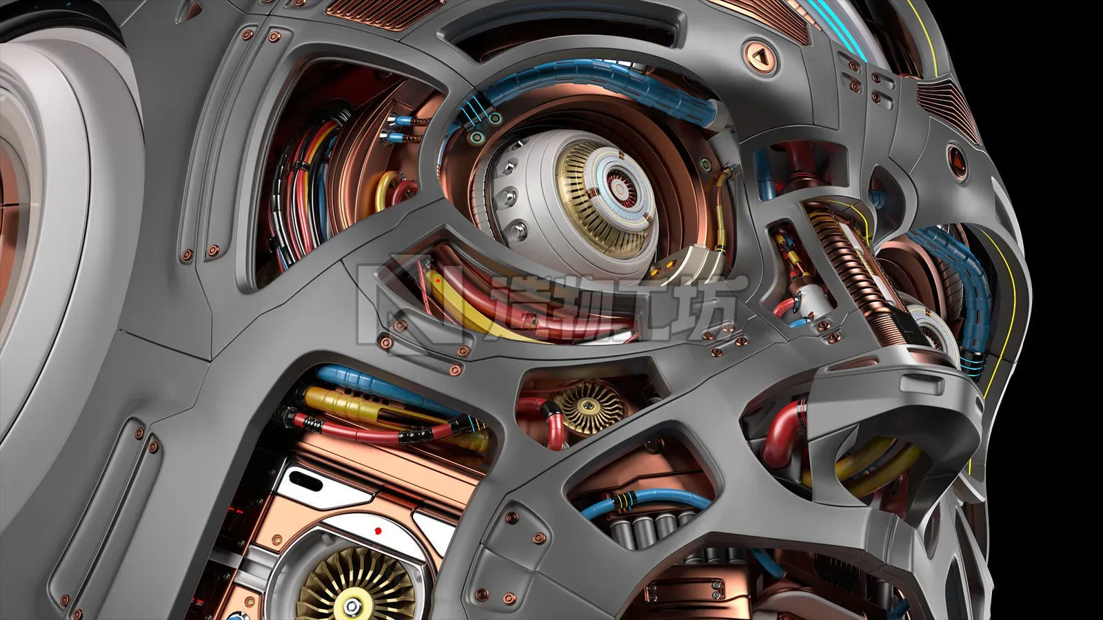 Robot Head 2 3D model