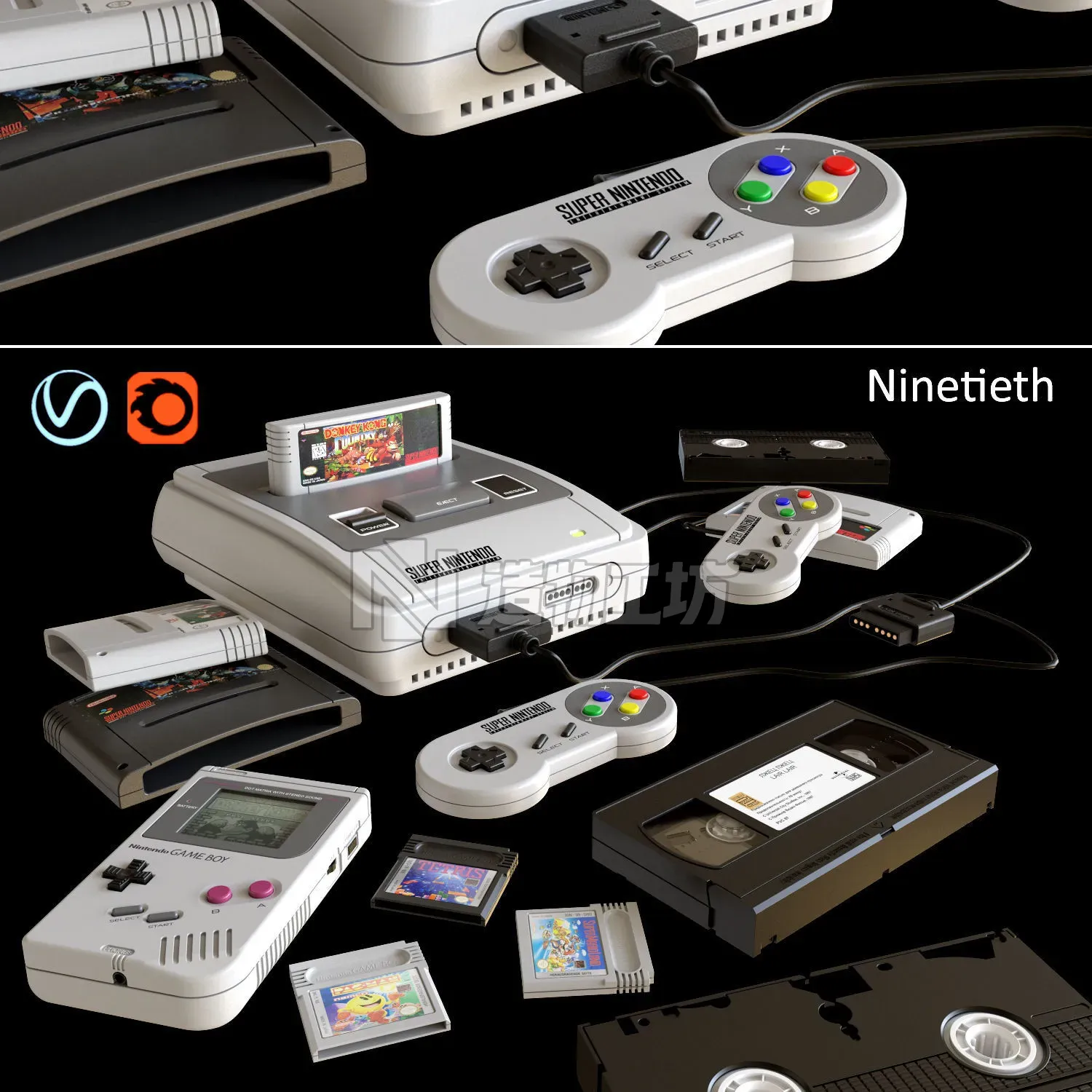 Ninetieth 3D model