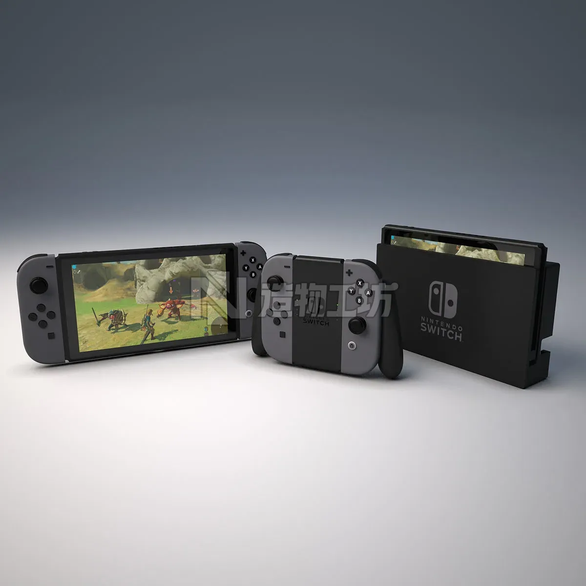 Nintendo Swtich 3D model