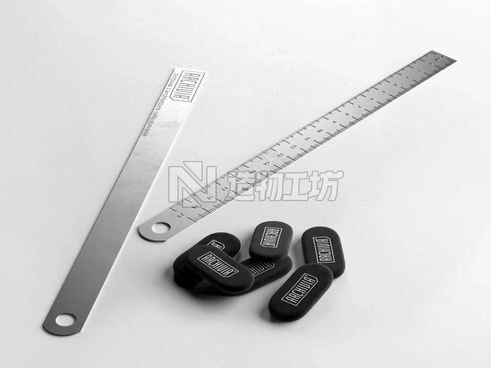 Composition Pictures Office Supplies Oil and Glasses 3D model