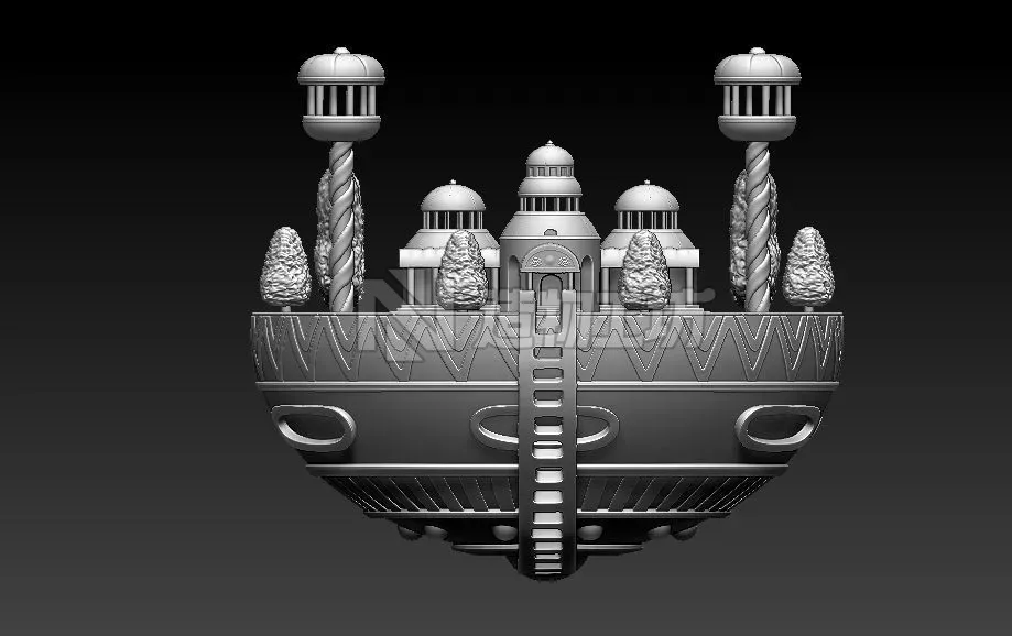Palacio kamisama 3D print model