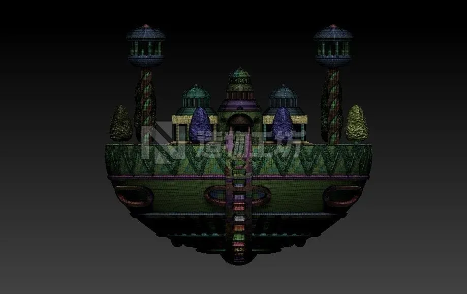 Palacio kamisama 3D print model