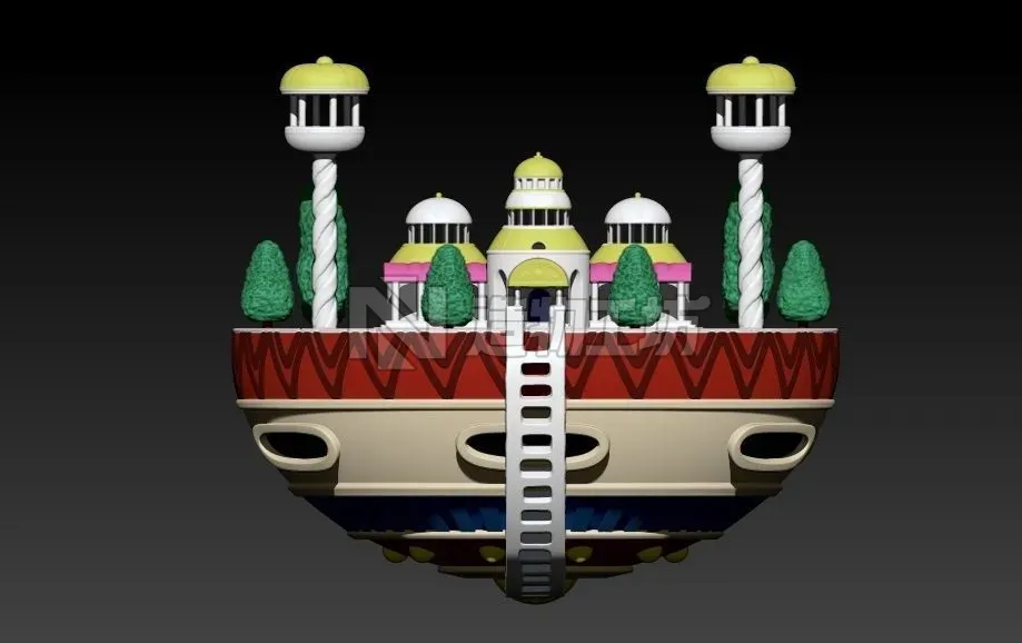 Palacio kamisama 3D print model