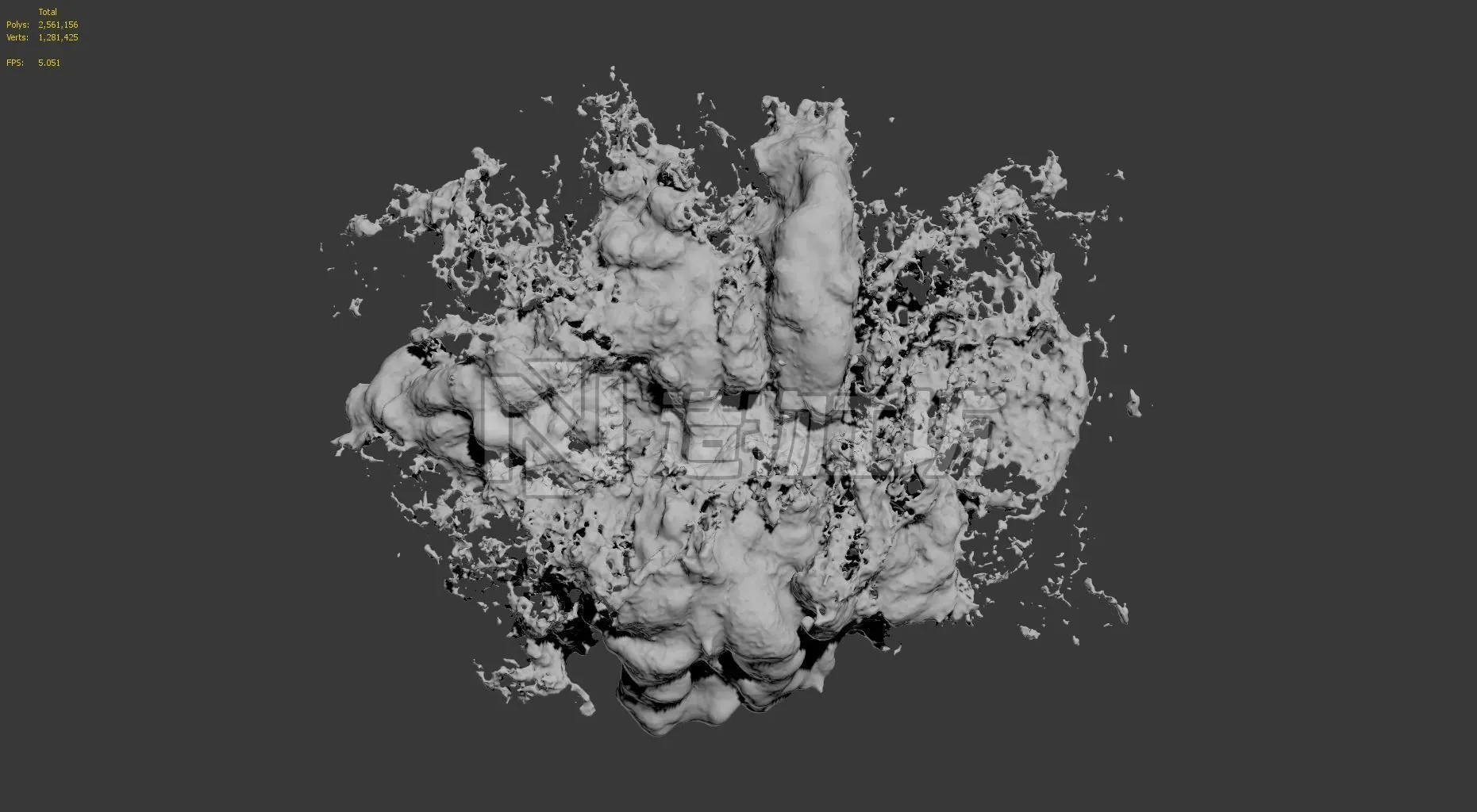 Water Splash 3D Model  3D model