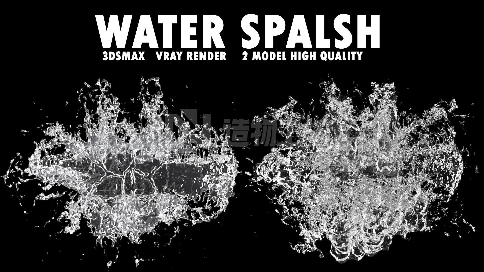 Water Splash 3D Model  3D model