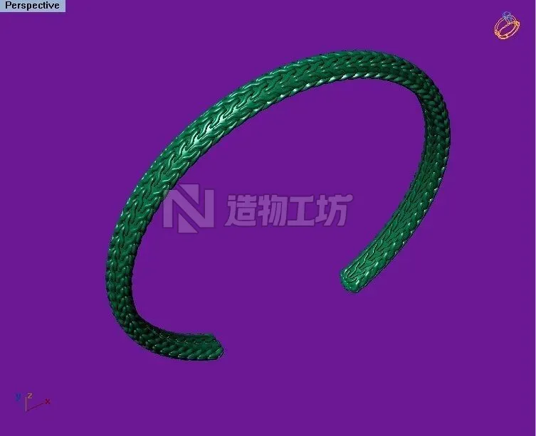 Bangle bracelet 3D print model
