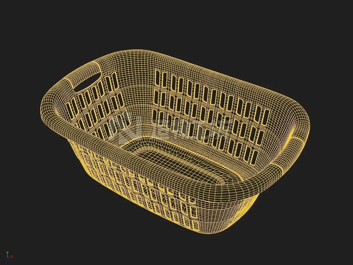 Laundry Basket 3D model