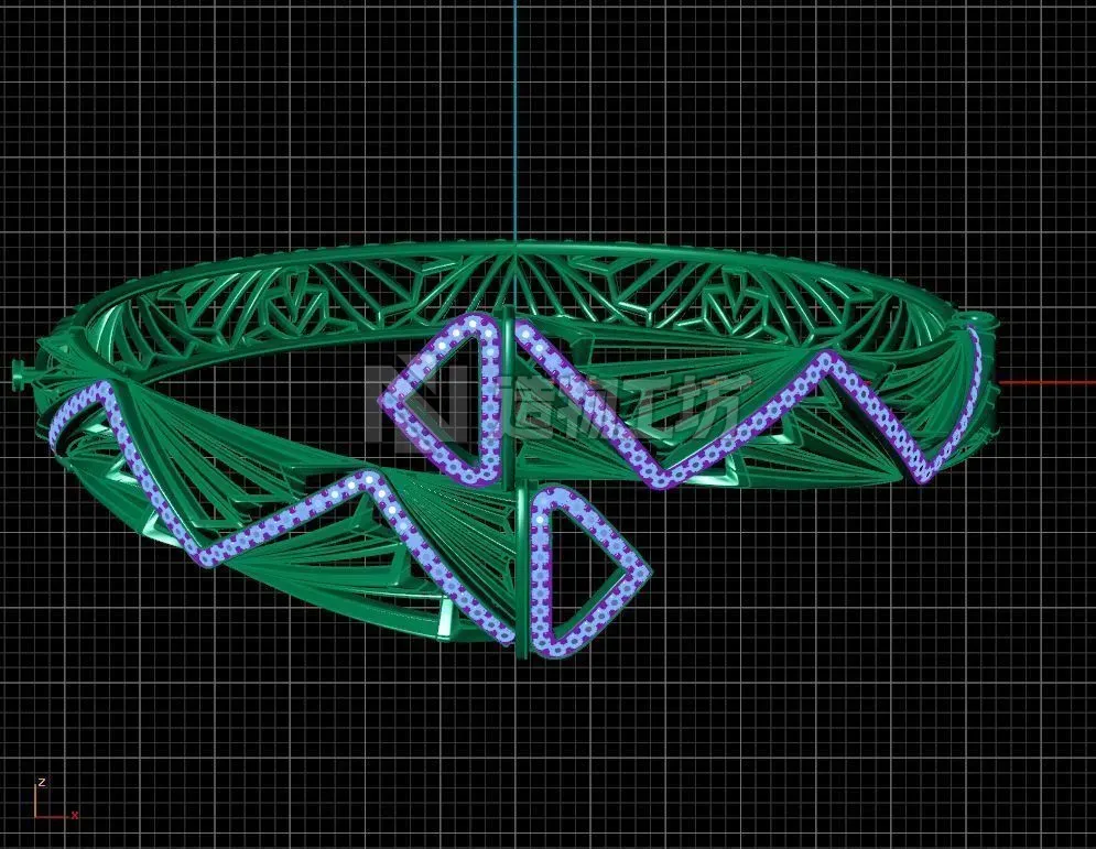 Strand Sunrise Bracelet  3D print model