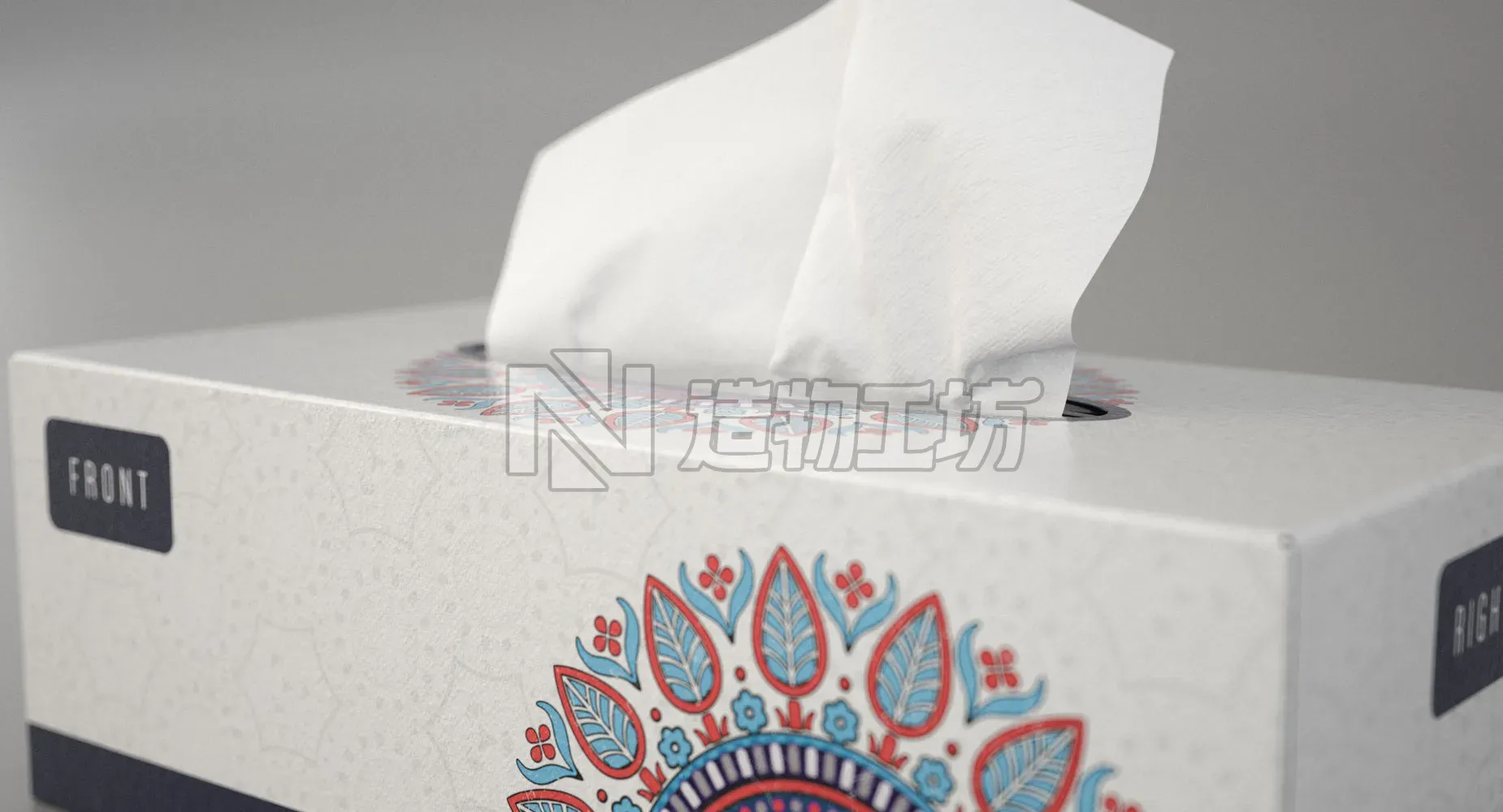 Tissue Box 3D model