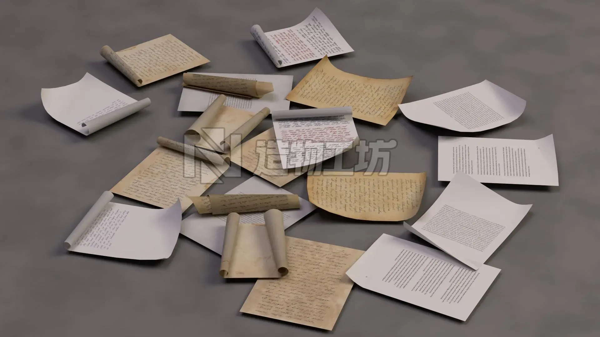 paper Pack Low-poly 3D model