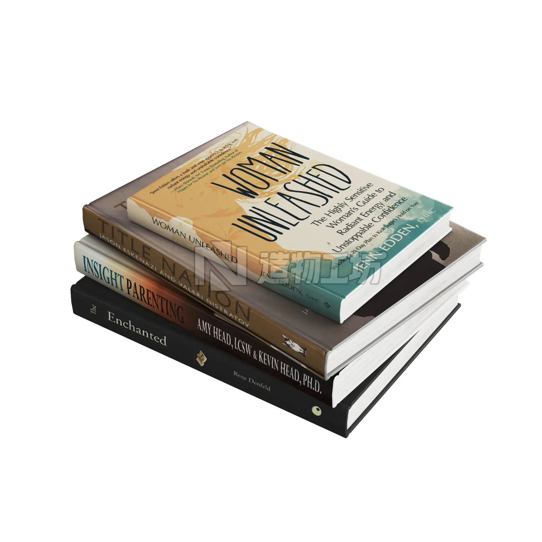 Open Books Set 3D model