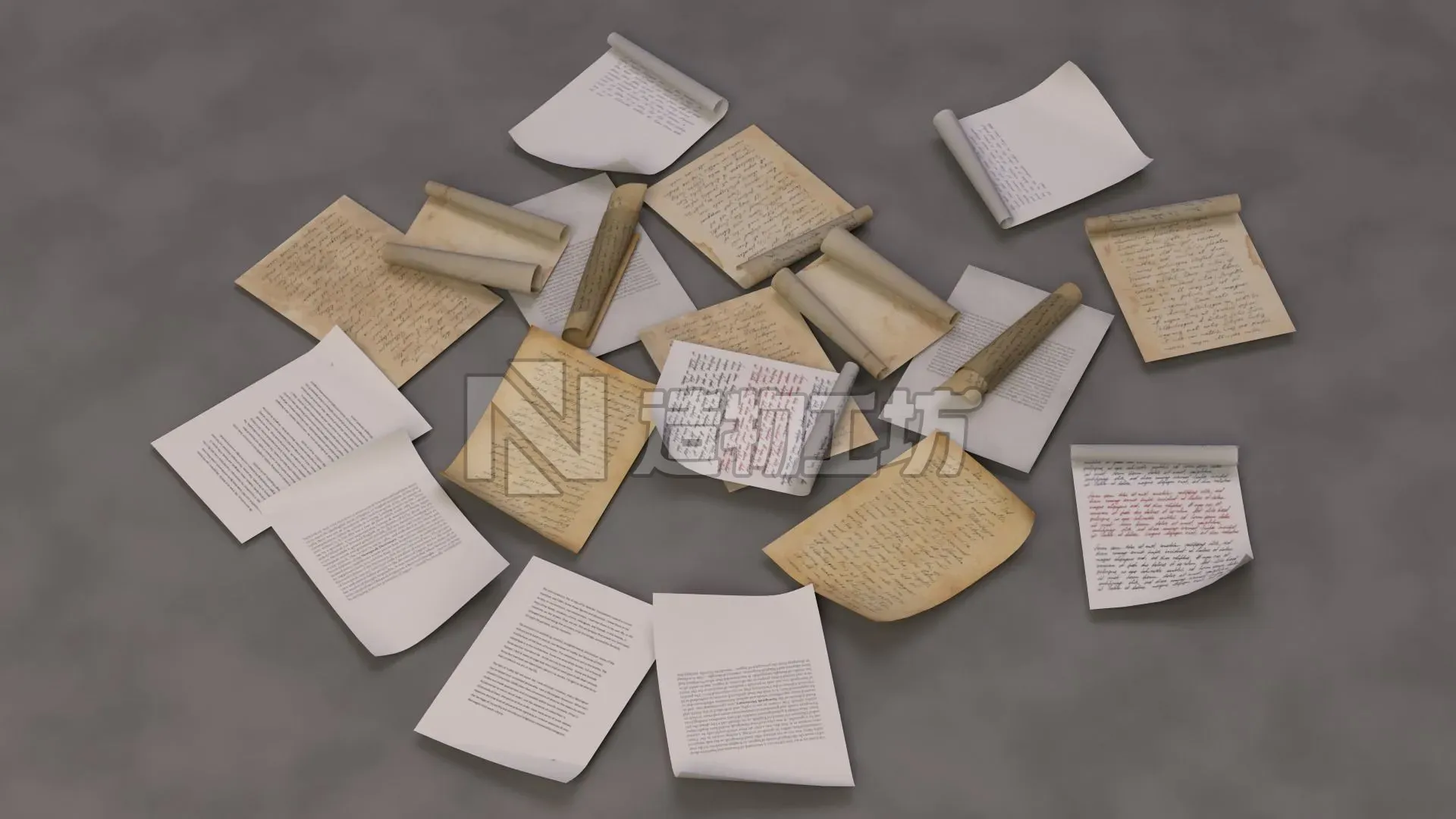 paper Pack Low-poly 3D model