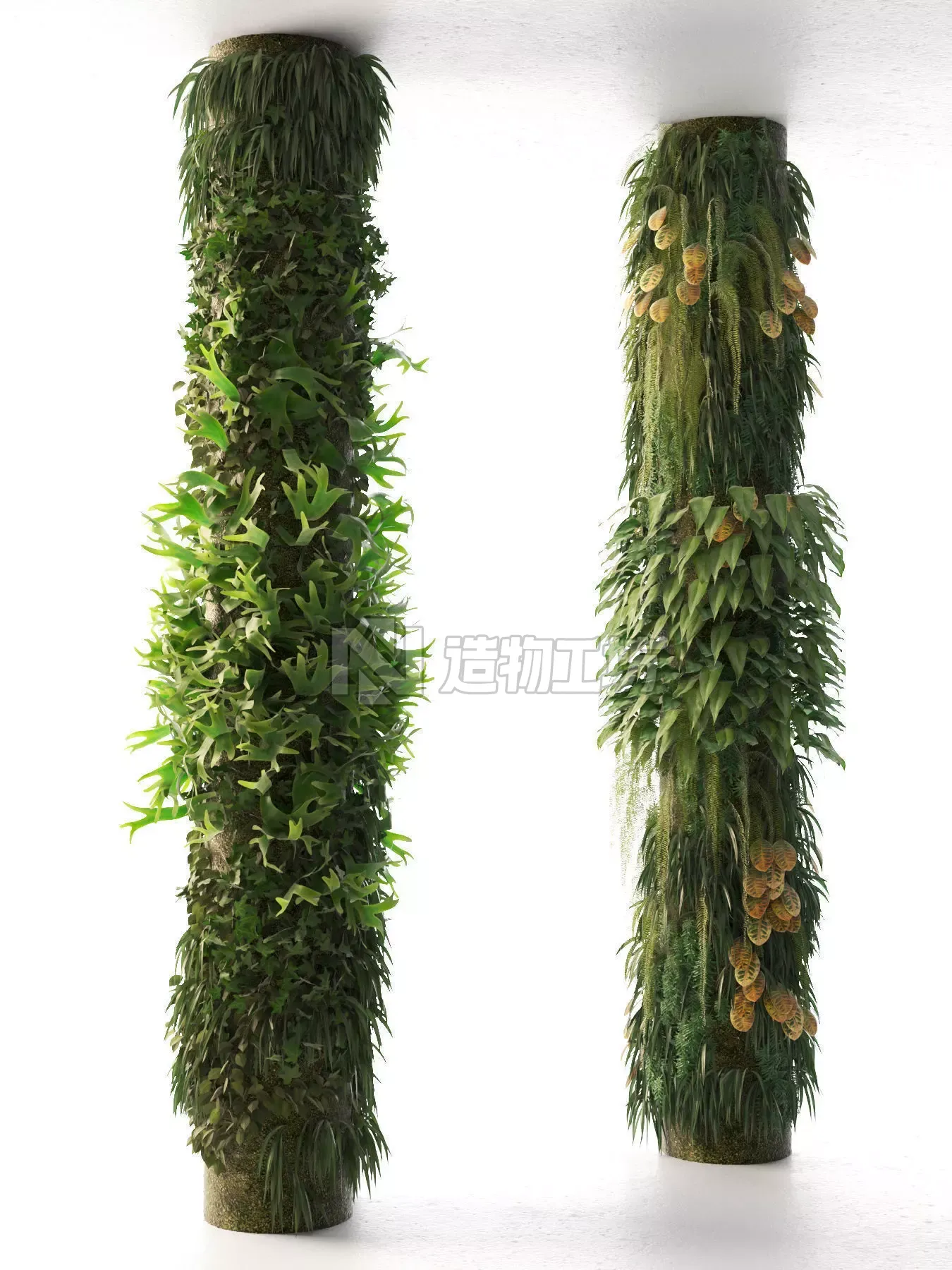 Columns Garden 3D model