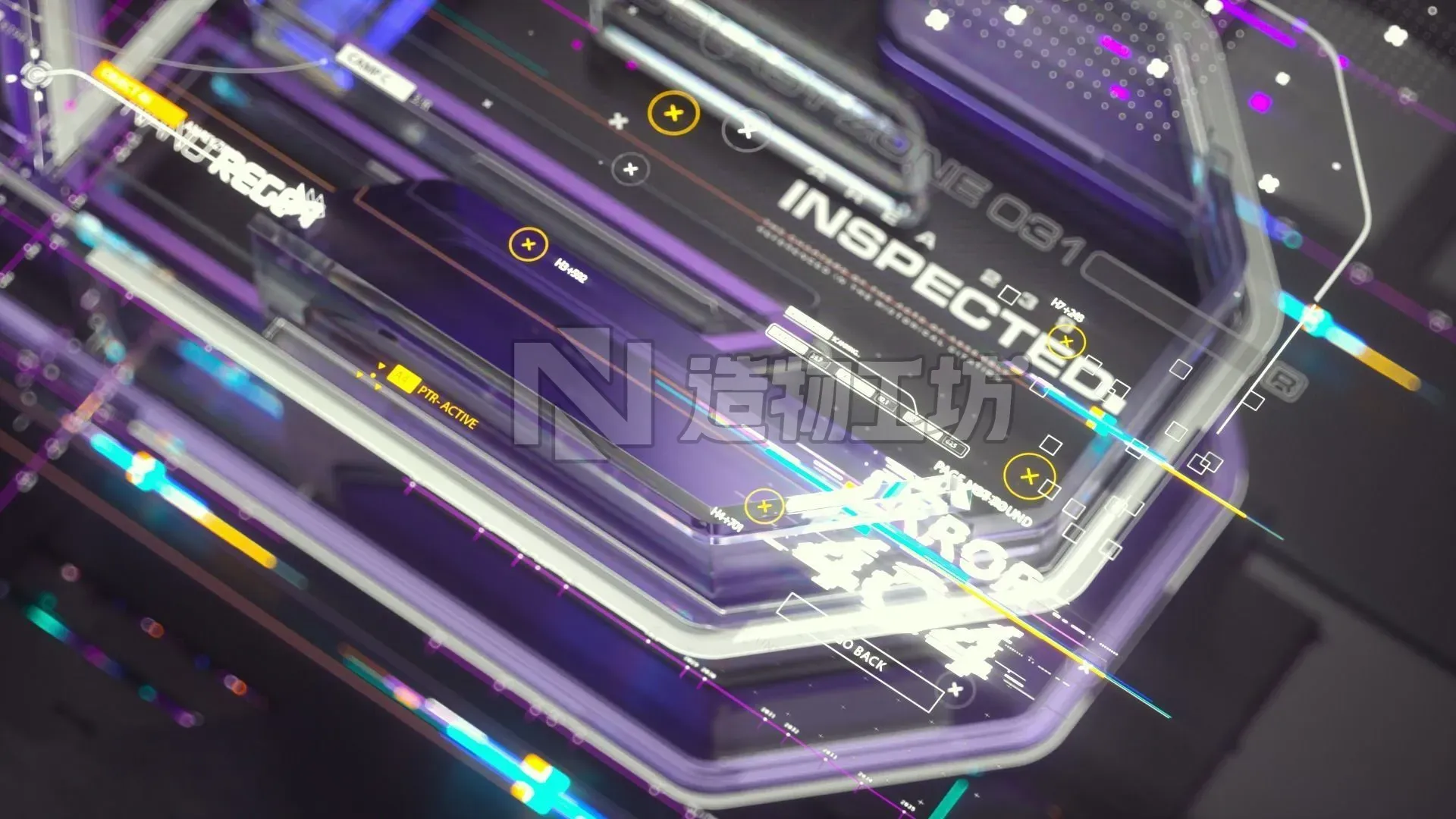 C4D Octane Broadcast Bundle 3D model