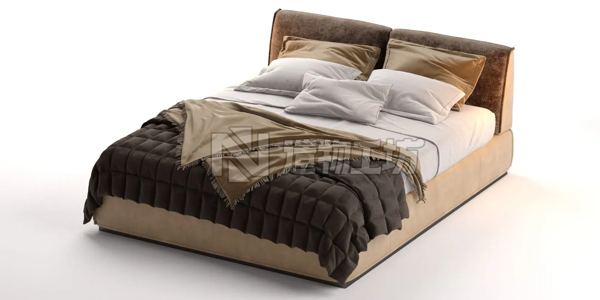 Monolith Bed by Ditre Italia 3D model