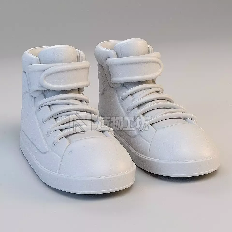 Cartoon Basketball Shoes 3D model