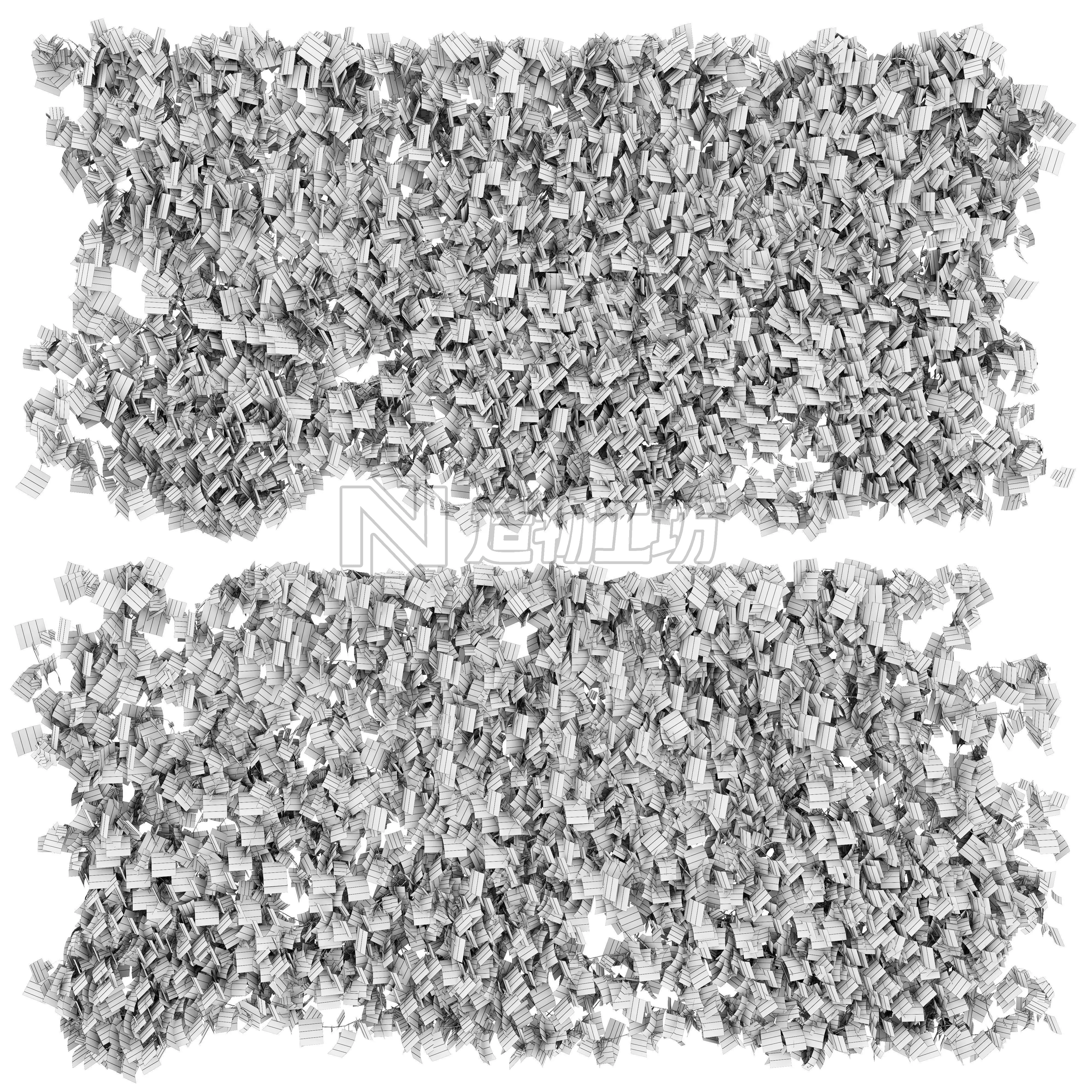 Ivy walls 2 models 3D model