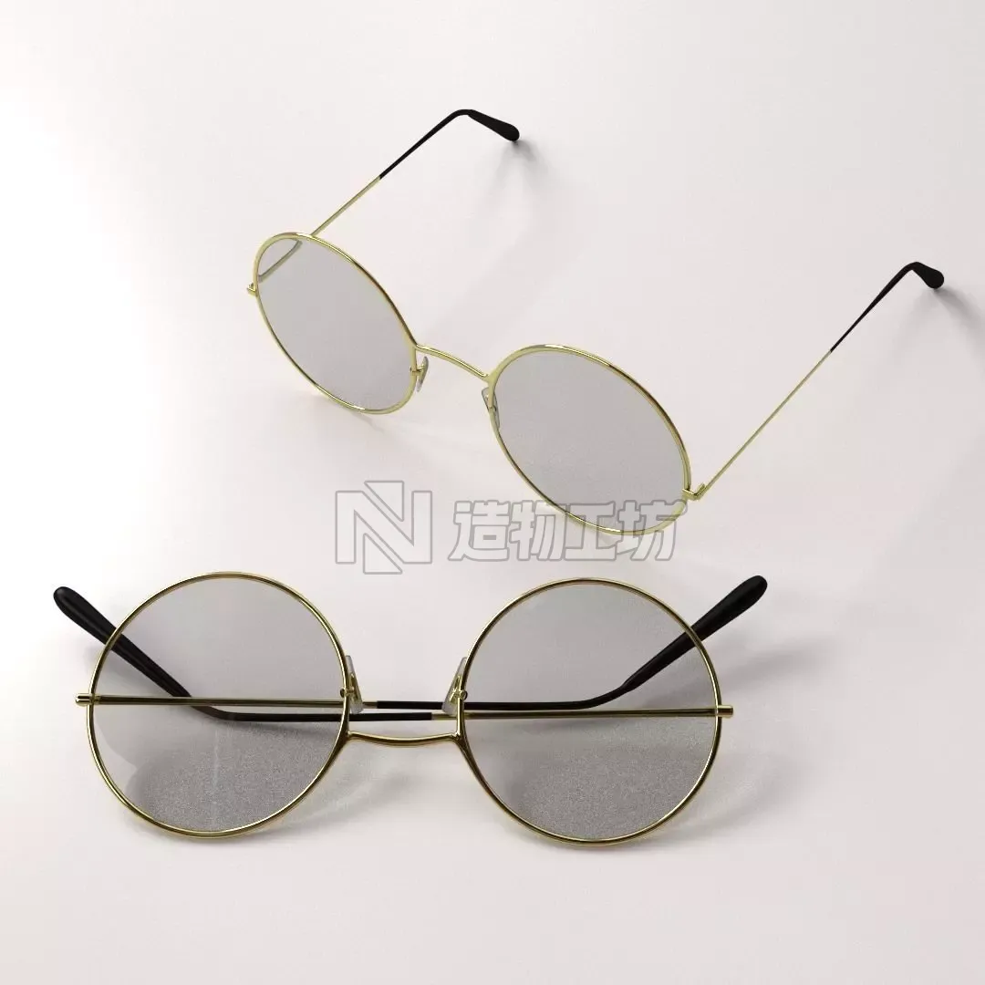 Classic Eyeglasses 3D model