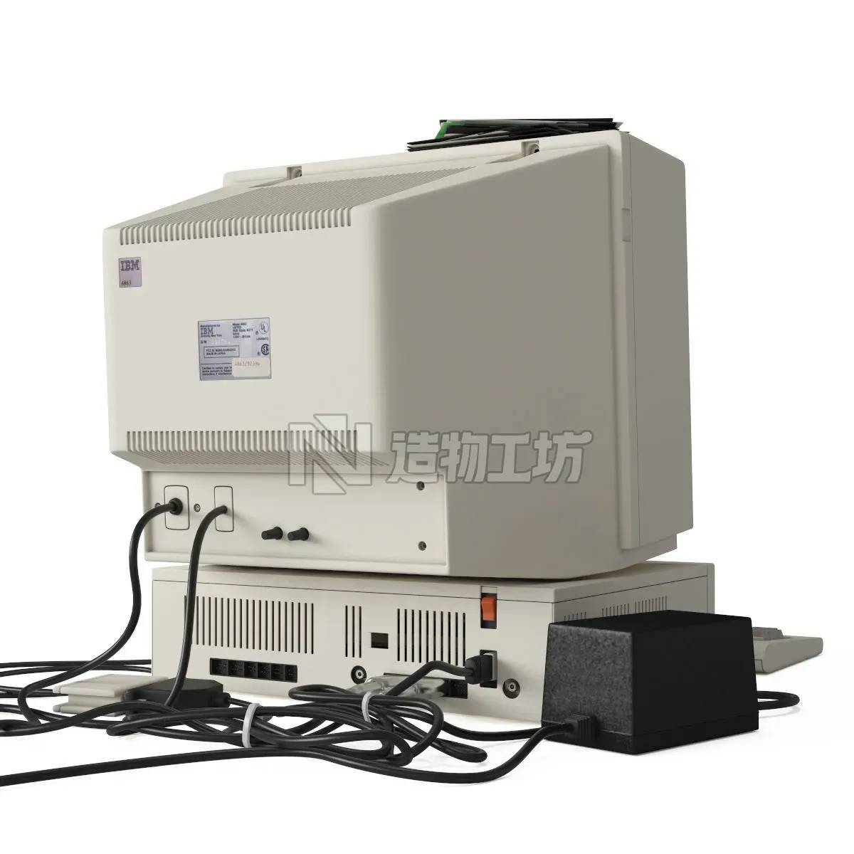 IBM PCjr 3D model