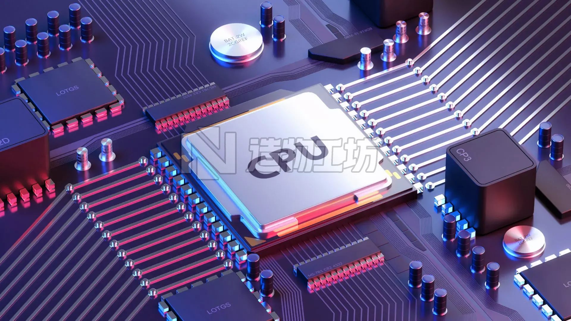 Cpu Scene  3D model