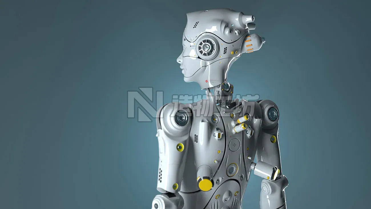 robot woman  3D model
