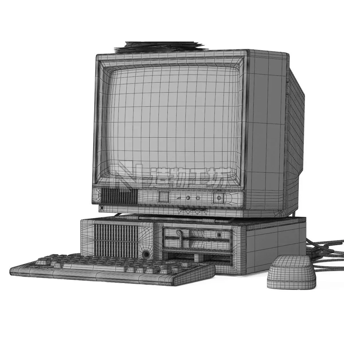 IBM PCjr 3D model