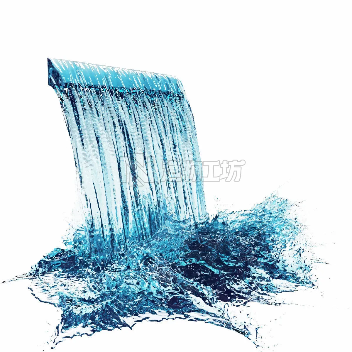 Waterfall 4 3D model