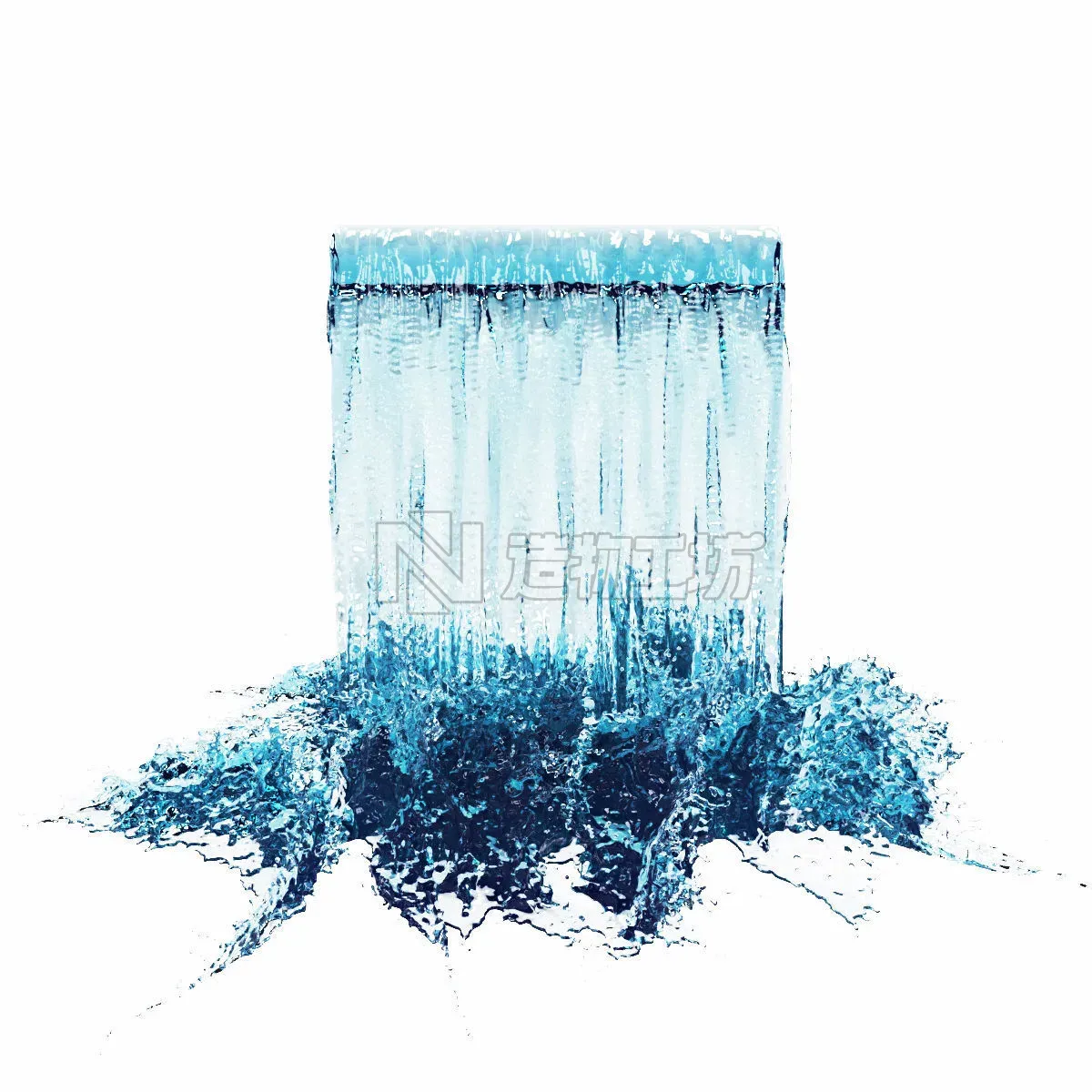 Waterfall 4 3D model