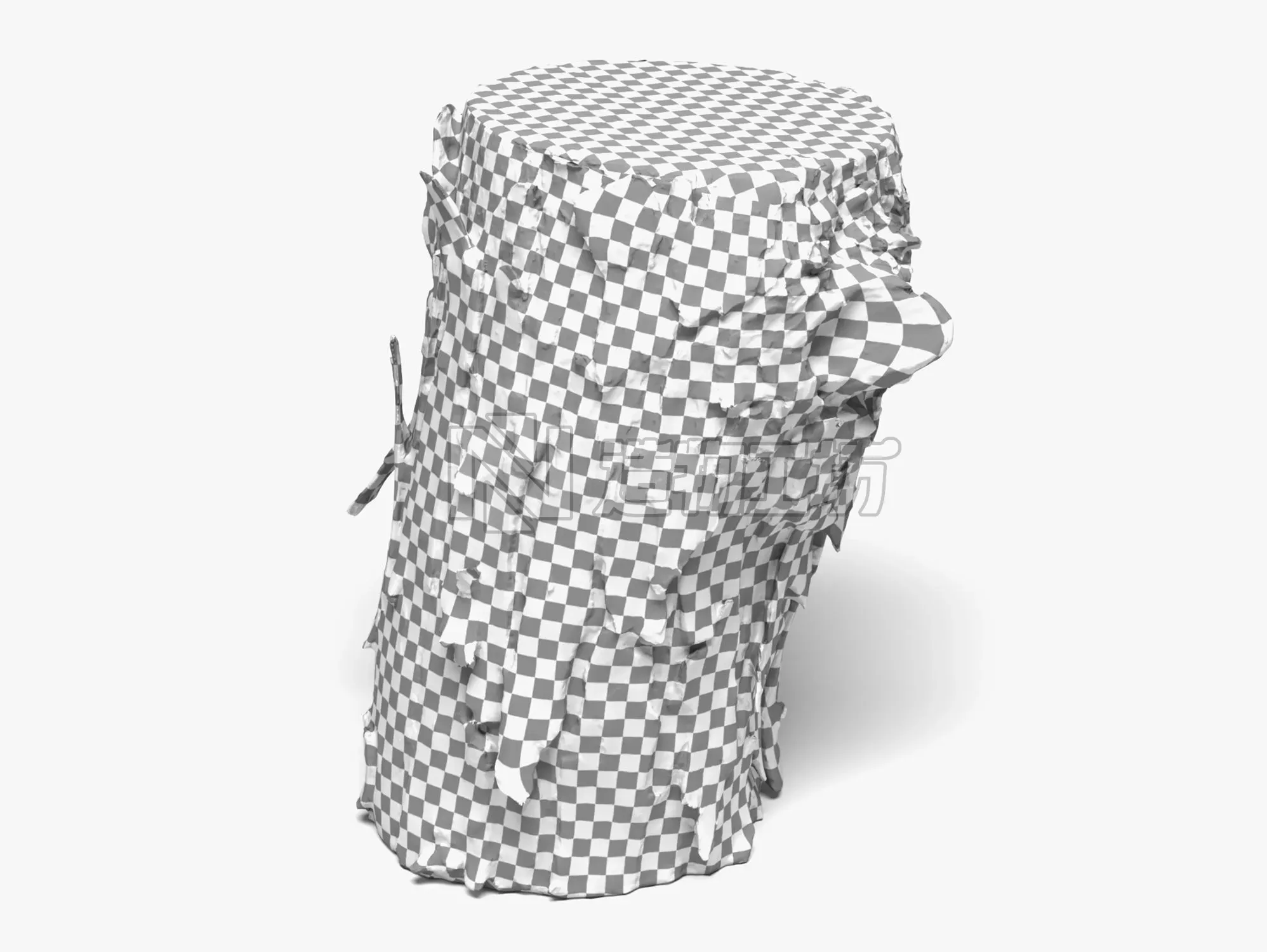 Wood Log - 8K Scan 3D model